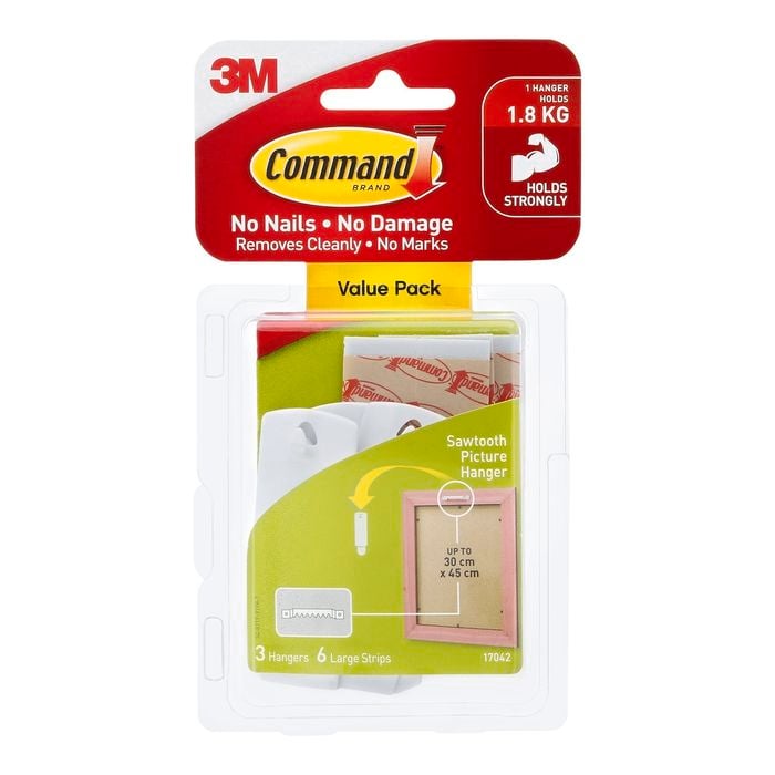 Command™ Sawtooth Picture Hangers - Value Pack