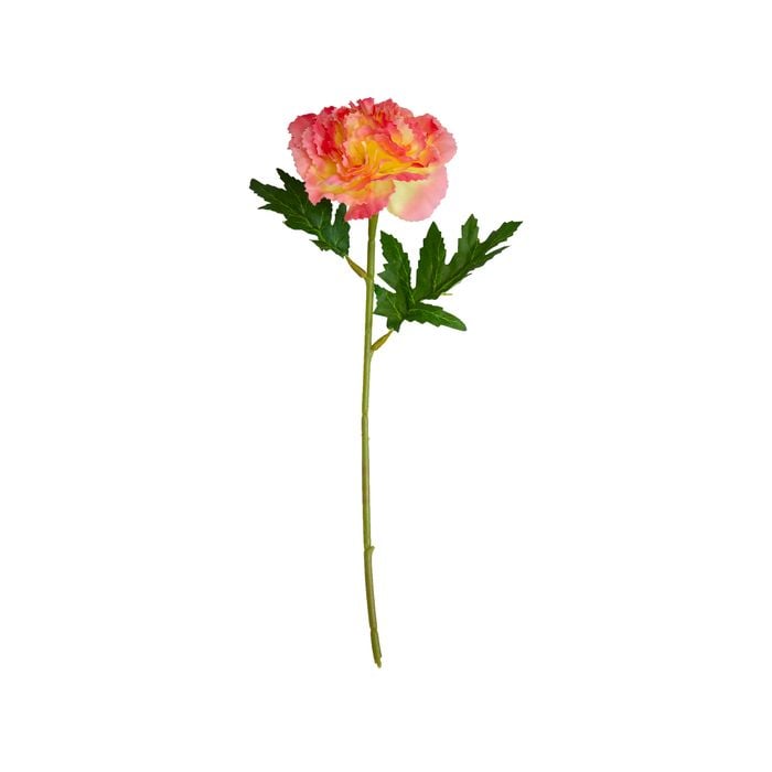 30cm Orange Carnation Artificial Flower