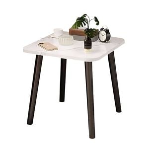 SOGA 40cm White Ceramic Table