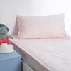 Minikins Junior Single Bed Fitted Sheet Set 180tc 100% Cotton Solid Baby Pink