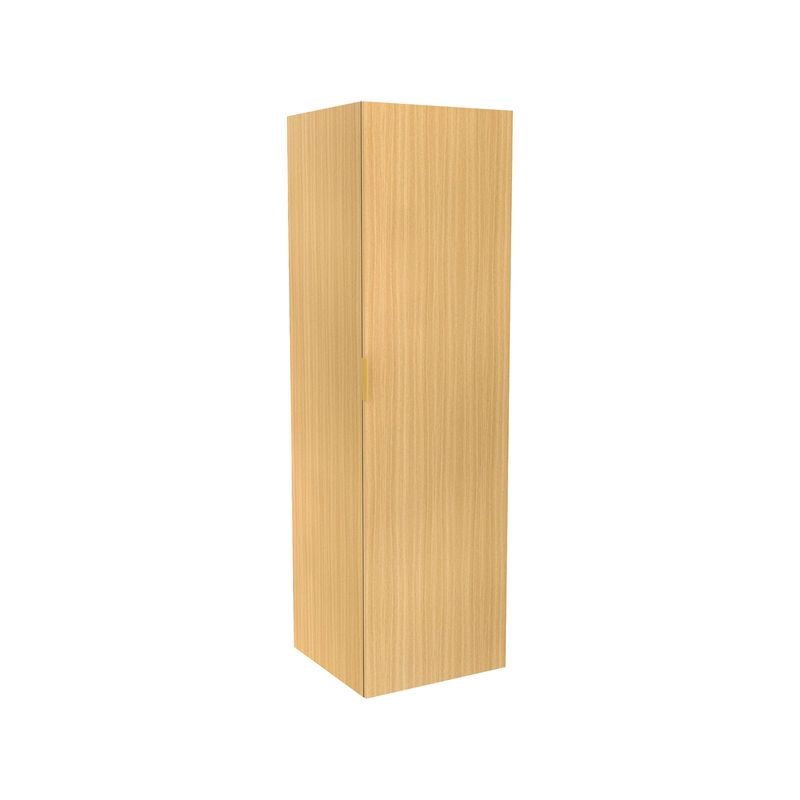 Lugna 2048 x 600 x 580mm Sand Double Hanging Right Hinged Door Storage Cabinet