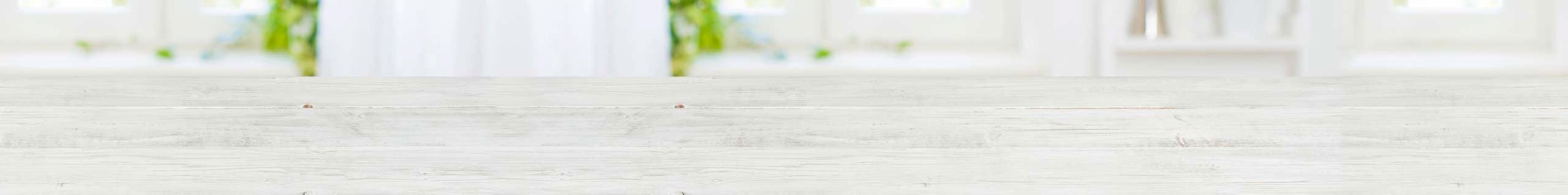 white empty wooden top