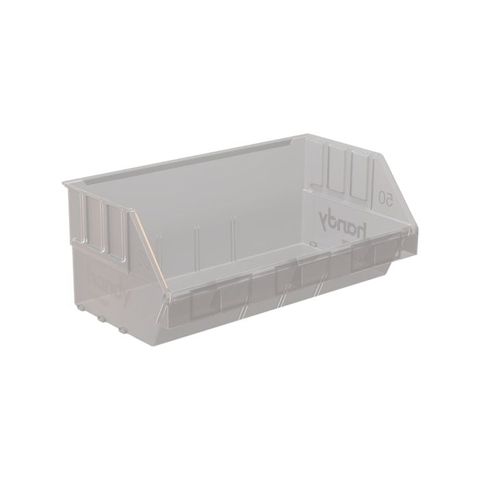 Handy Size 50 Clear Plastic Storage Tote