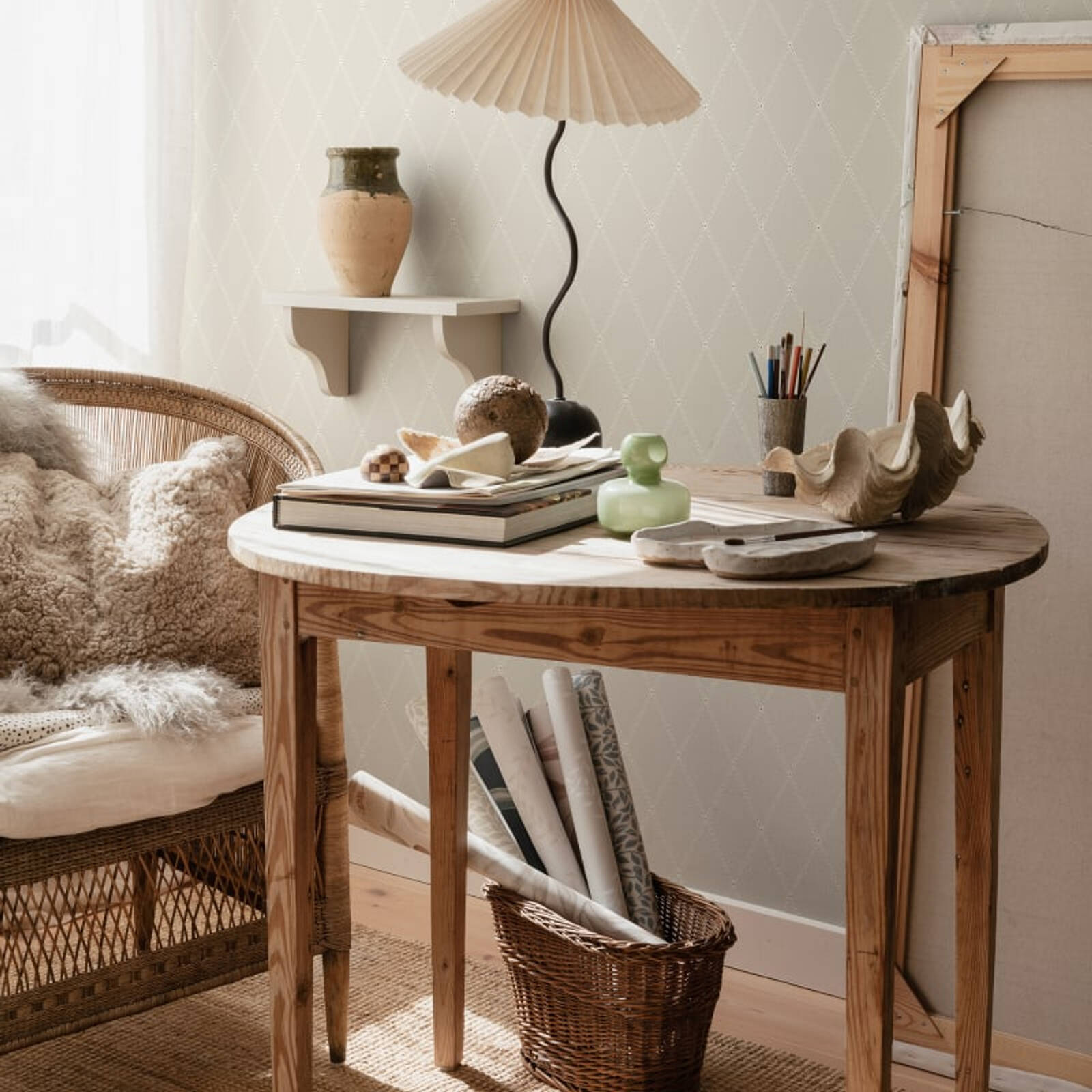 Wallpaper Trader Gabriel - Roll, Eggshell product image