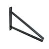 Carinya 285 x 210mm Black Exposed Triangle Stayed Bracket