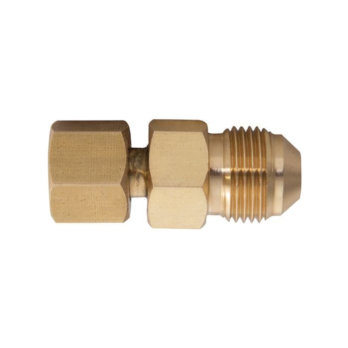 Gas Fitting Converts 3/8” SAE To 1/4” BSP Female