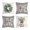 Catzon 4 Pcs Decorative Throw Pillow Covers with HD Printing for Home Decor