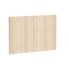 Kaboodle 900mm Almond Oak Modern Rangehood Doors - 2 Pack