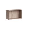 Kaboodle 300-399mm Silver Ash Customisable Shallow Slimline Open Shelf