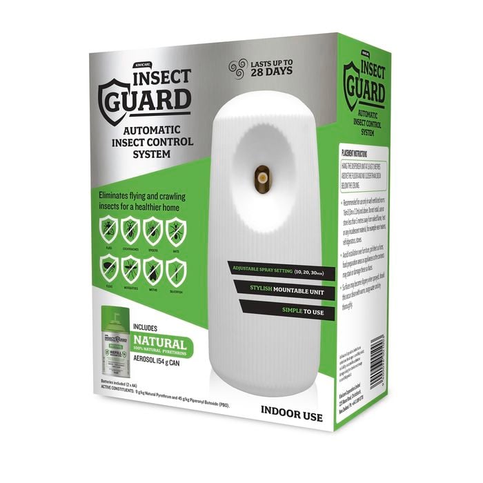 Kiwicare 154g Insect Guard Automatic Control System Natural Dispenser Plus Refill