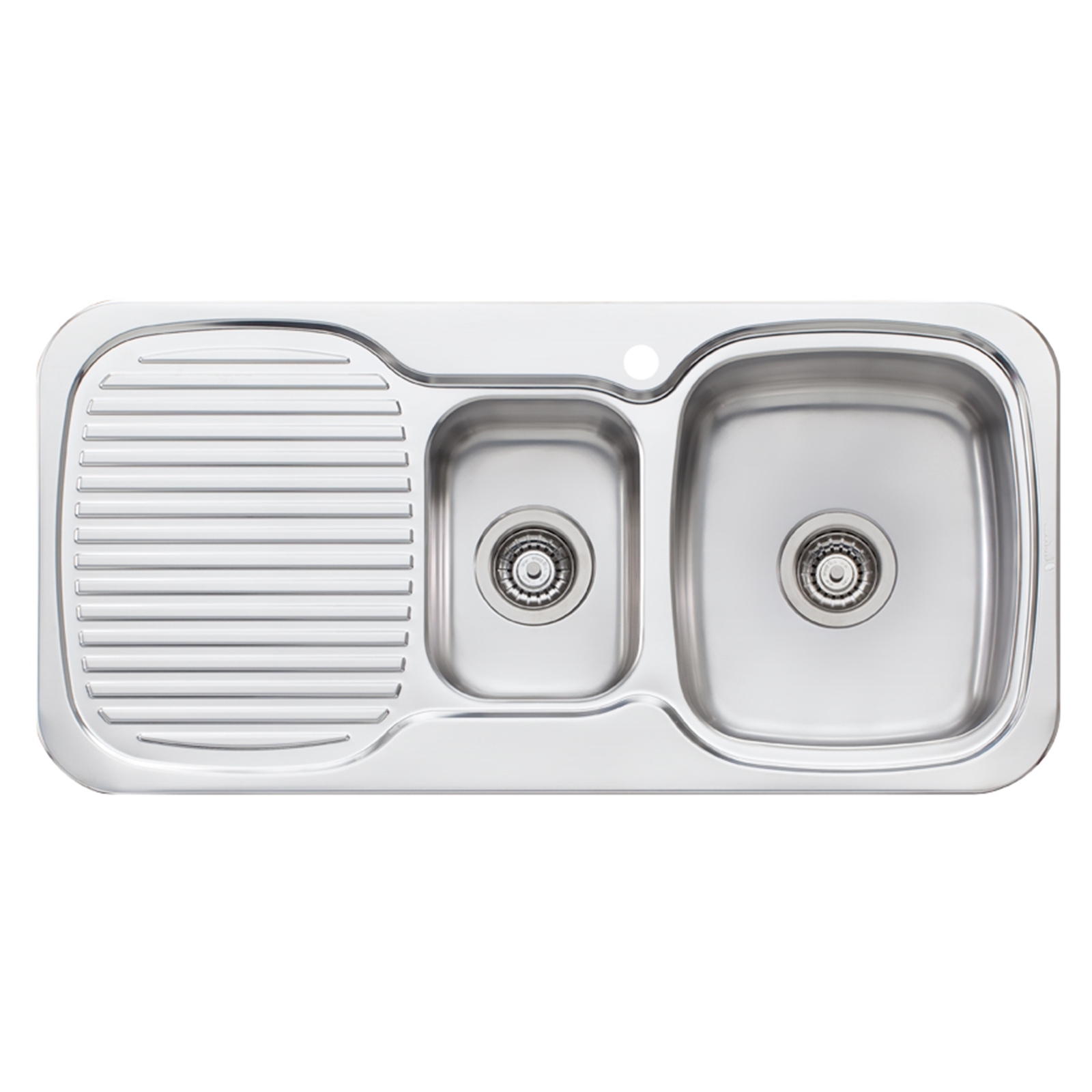 Oliveri LakeLand 1 And 1/2 Bowl Inset Sink With Drainer product image
