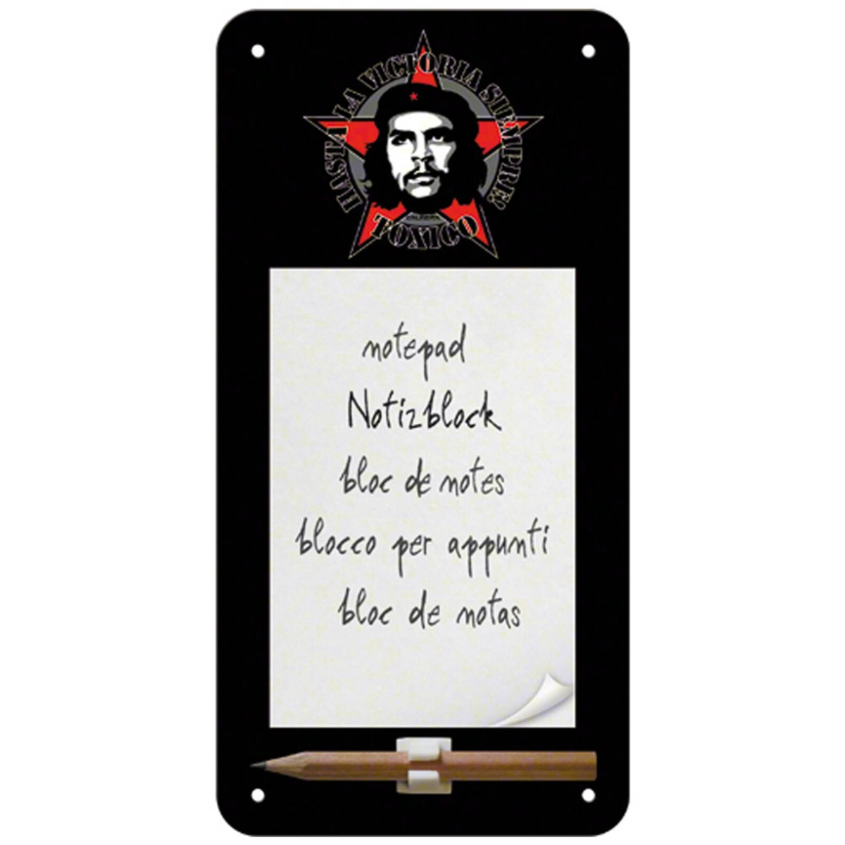 Nostalgic-art Retro Magnetic Fridge Notepad With Pencil Che Guevara ...