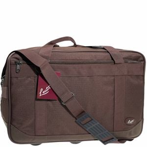 44L Foldable Duffel Bag Gym Sports Luggage Travel Foldaway School Bags - Rust - Rust | Nylon | Duffle
