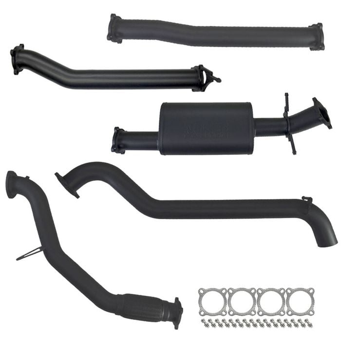 Ignite Exhausts Turbo Back For Mazda Bt50 2.2l 3" No Cat With Muffler 409 Stainless Steel