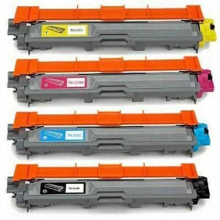 4 X Tn251 Tn255 Toner For Brother Hl3150cdn Hl3170cdw Mfc9330cdw Mfc9335cdw