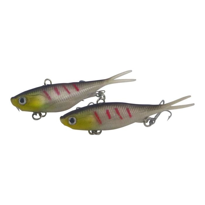 Swimerz 95mm Soft Vibe Cut Mullet, 2 Pack