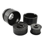 SB Chev Long WP Gilmer Drive Kit Black Billet Aluminium w/Belt