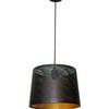 CLA Lighting Penshade Interior Slanted with Honeycomb Pattern Laser Cut Pendant Light Black