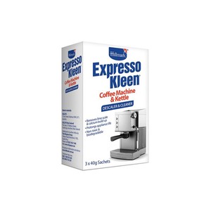 Hillmark 40g Expresso Kleen Coffee Machine Kettle Appliance Descaler And Cleaner - 3 Pack