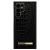 Ideal Of Sweden Atelier Wallet Case (suits Galaxy S22 Ultra) - Neo Noir Croco