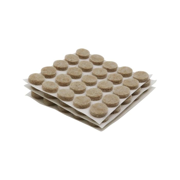 Surface Gard 10mm Beige Round Felt 75pcs