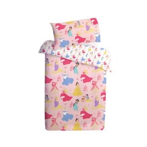 Caprice Disney Princess Reversible Licensed Quilt Cover Set Single