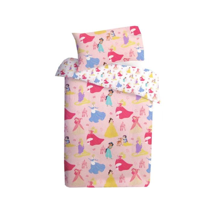 Caprice Disney Princess Reversible Licensed Quilt Cover Set Single
