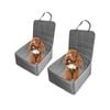 SOGA 2X Grey Car Pet Sitting Bag