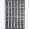Checker Wool Rug-Box 6422-Grey/Ivory-160x230cm