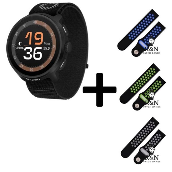 Suunto Run Gps Watch (black) + R&n Strap Edition