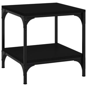 vidaXL Coffee Table Black Modern Couch Table Bedside Table