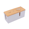 Click Cable Management Box With USB And Wireless Charger