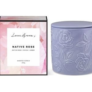 Love Anna X Botanika Fragrance Candle Native Rose Scent Australian Made 290g