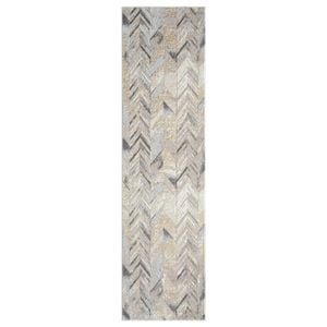 Avani Marble Runner - Avani Geometric Stone 80 X 150 Cm