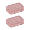 2x Maxwell & Williams GetGo Bento Lunch Container Box Pink Large