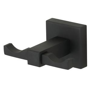 Mondella Matte Black Rococo Double Robe Hook
