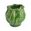 Ceramic 10cm Scented Tealight Candle Bud Juniper - Green