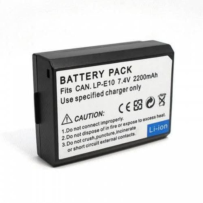 Lp-e10 Compatible Battery For Canon Eos 1500d 1300d 1100d Kiss X50
