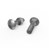 ZENITH M16 x 65mm Hot Dip Galvanised Cup Head Bolts & Nuts - Each