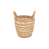 Astin Sinclair 250 x 230 mm Small Twisted Palm Basket Pot
