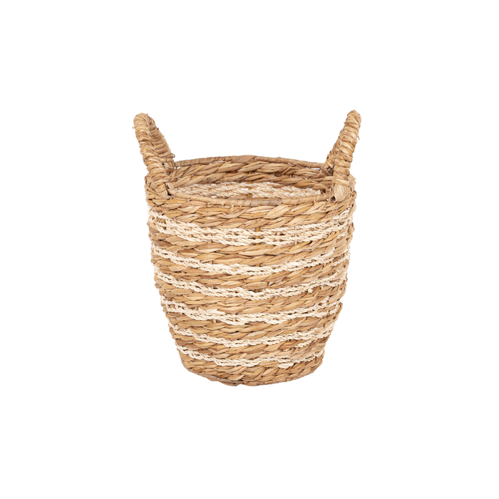 Astin Sinclair 250 x 230 mm Small Twisted Palm Basket Pot