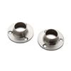 Sandleford 19mm Stainless Steel Round Flange Fitting Rod - 2 Pack