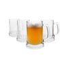 Glass Beer Mugs - 500ml - Pack of 4