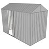 Build-a-Shed 1.5 x 3.0 x 2.3m Single Sliding Side Door Gable Shed - Zinc
