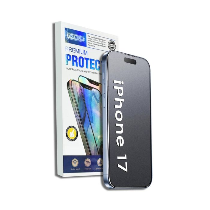 For iPhone 17 (6.3") Matte Anti-Glare Screen Protector 9H Tempered Glass Film