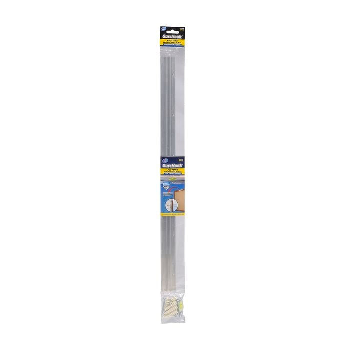Zenith 600mm Aluminium SureHook Picture Hanging Rail For Timber Frame