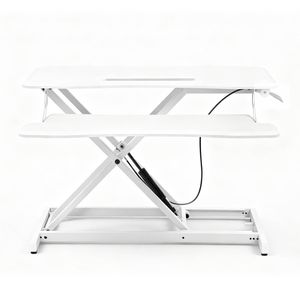 Ufurniture Sit Stand Desk Height Adjustable White