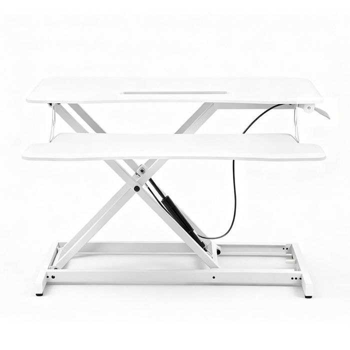 Ufurniture Sit Stand Desk Height Adjustable White