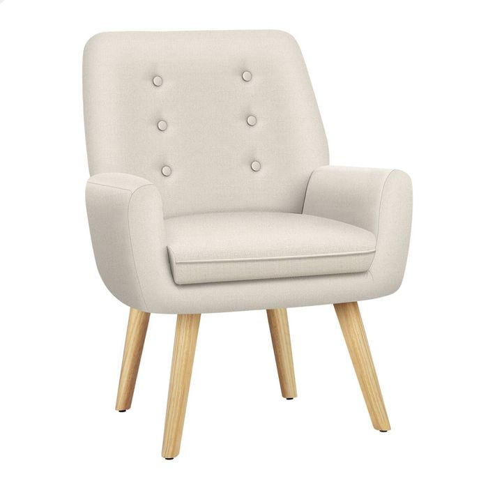 ALFORDSON Armchair Fabric Beige