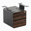 Desky Minimal Under Desk Cabinet Space Grey Frame